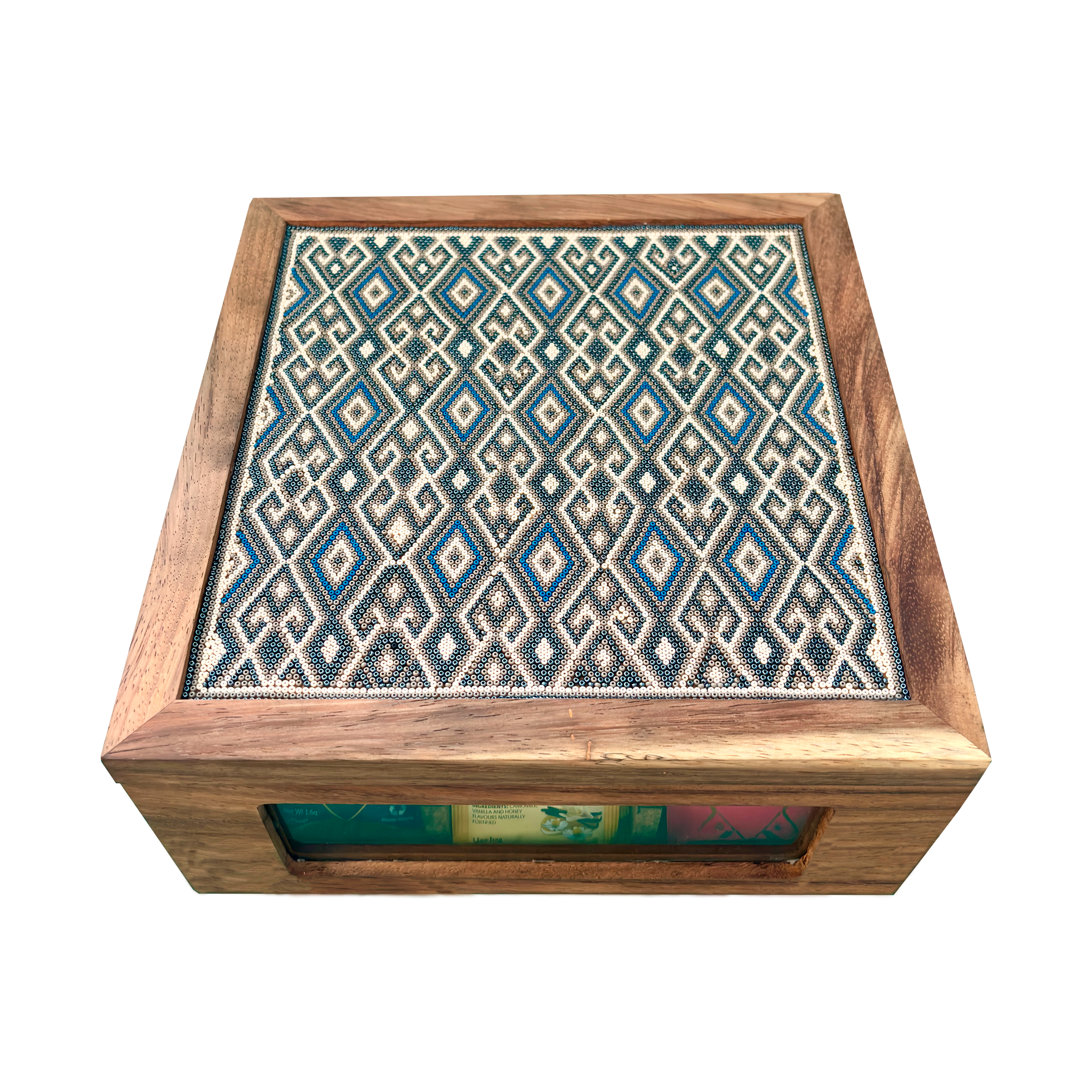 Small Gray Glass Tea Box - Wixarika Collection – Melica